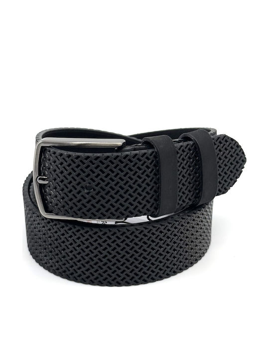 Legend Accessories Herren Gürtel Leder Schwarz