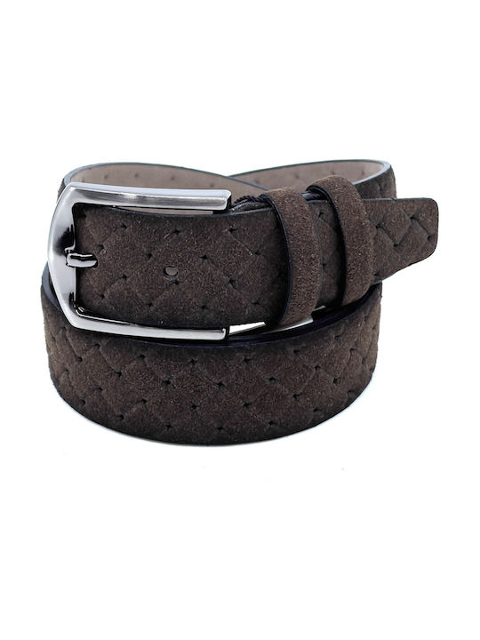 Legend Accessories Men's Artificial Leather Belt Brown