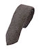 Herren Krawatte Wolle Gestrickt Gedruckt in Braun Farbe