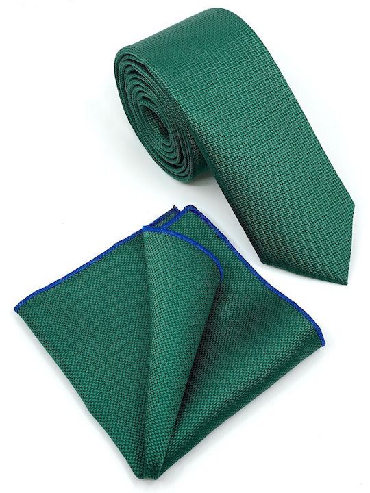 Legend Accessories Legend Ανδρική Γραβάτα Μονόχρωμη σε Πράσινο Χρώμα