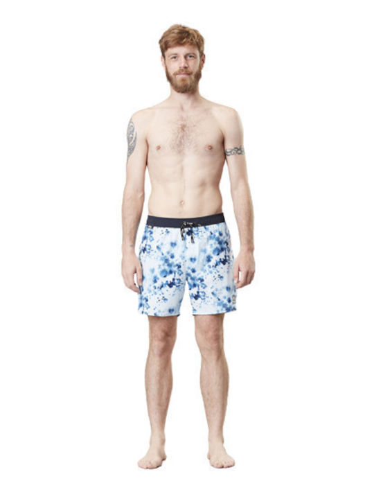 Picture Piau Boardshort 15 Ocean Men's Swimwear Shorts Light Blue with Patterns
