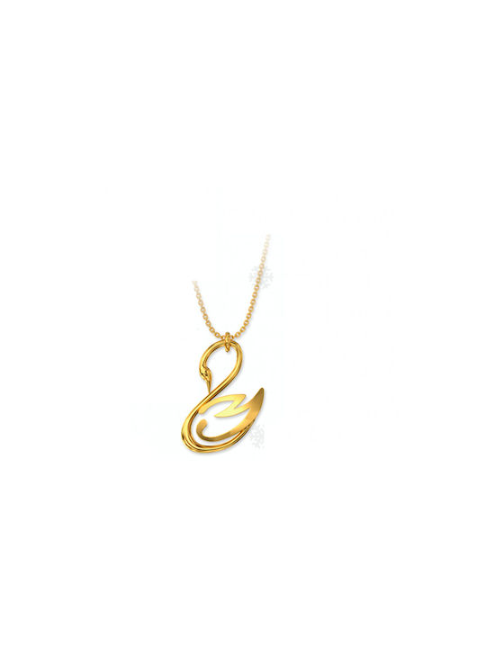 Necklace Talisman from Gold Plated Silver