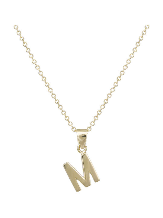 Necklace Monogram from Gold 14K