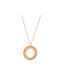 Necklace from Pink Gold Plated Silver