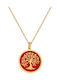 Necklace Tree from Gold Plated Silver