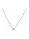 Necklace from Pink Gold Plated Silver