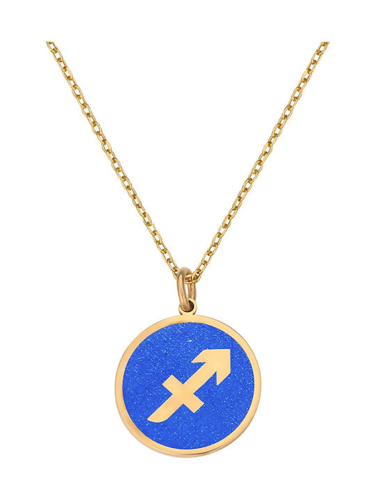 Necklace Zodiac Sign Gold Plated