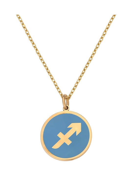 Necklace Zodiac Sign Gold Plated