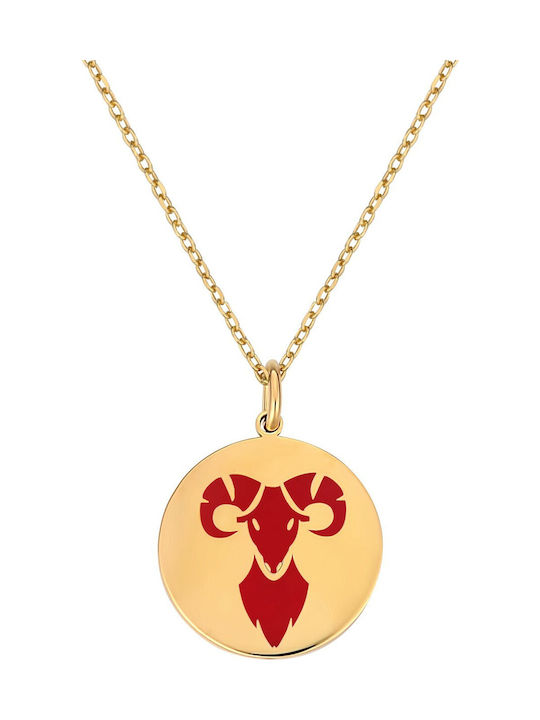 Necklace Zodiac Sign Gold Plated