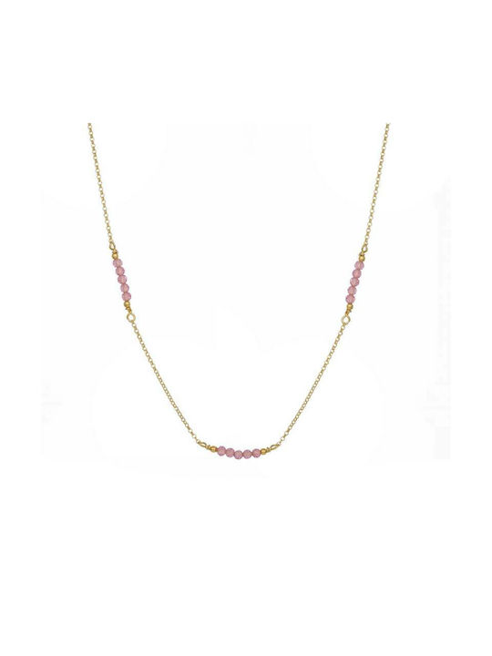 Necklace from Pink Gold Plated Silver