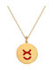 Necklace Zodiac Sign Gold Plated