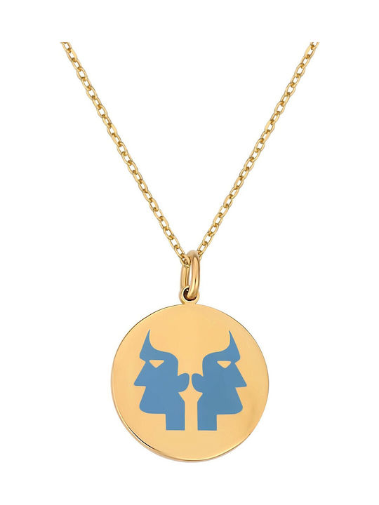 Necklace Zodiac Sign Gold Plated