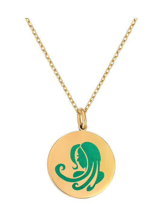 Necklace Zodiac Sign Gold Plated