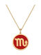 Necklace Zodiac Sign Gold Plated