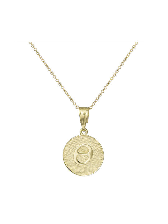 Halskette Monogramm aus Gold 14K