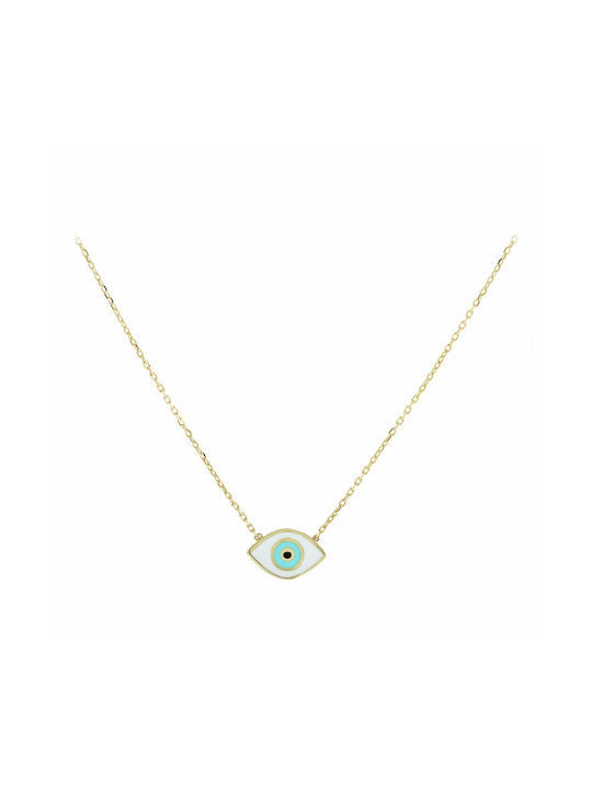 Necklace Eye from Gold 9 K