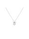 Necklace Zodiac Sign from White Gold 14K