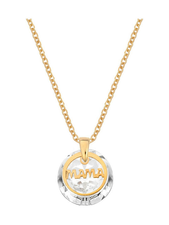 Necklace Mum Gold Plated