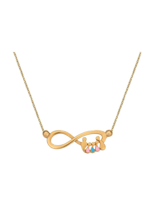 Necklace Family Gold Plated