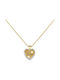 Love Necklace from Gold Plated Silver