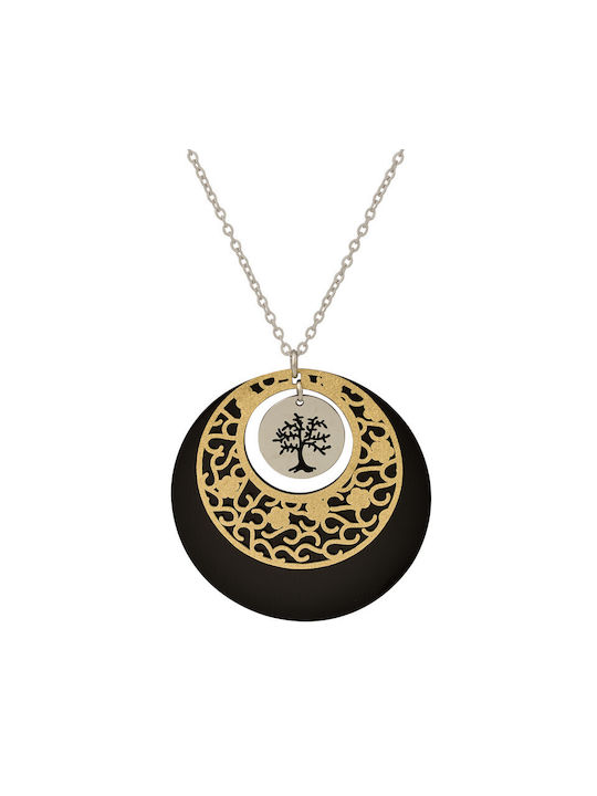 Necklace Tree from Gold Plated Steel