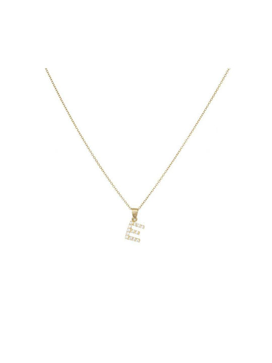 Halskette Monogramm aus Gold 14K