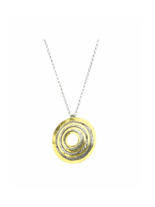 Paraxenies Necklace from Gold Plated Silver