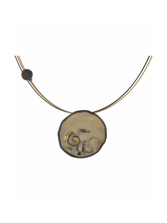 Paraxenies Necklace from Gold Plated Silver