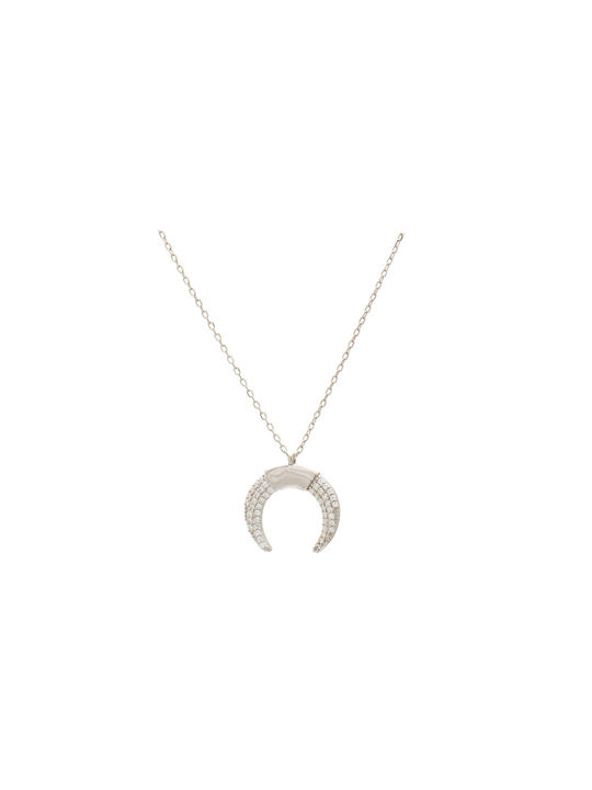 Poco Loco Necklace from Silver with Zircon