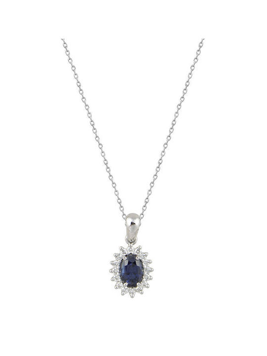 Savvidis Necklace from White Gold 18k