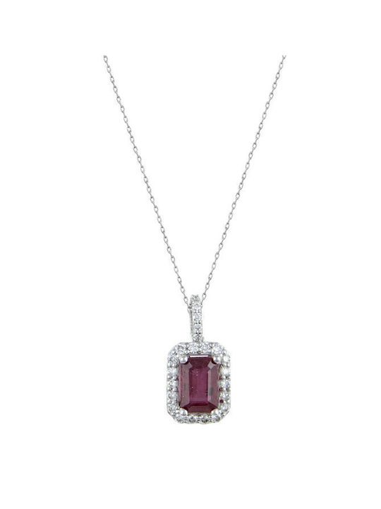 Savvidis Necklace from White Gold 18k