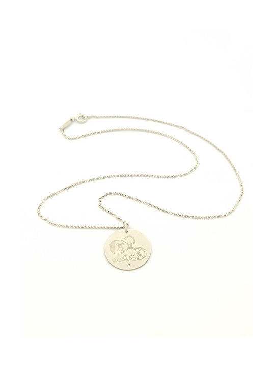 Kirkikosmima Necklace Zodiac Sign from Silver