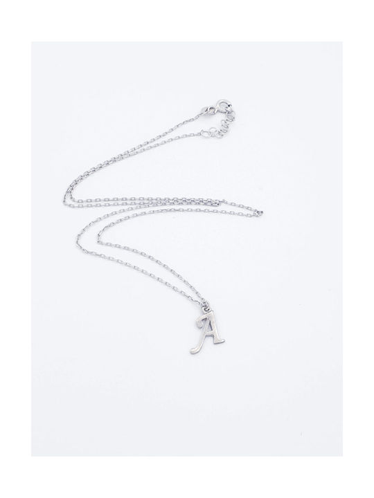 Kirkikosmima Necklace Monogram from Silver