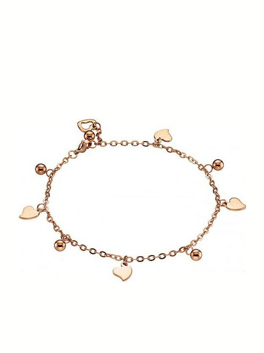Verorama Gold Plated Stainless Steel Anklet 24cm