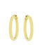 Earrings Hoops made of Gold 14K