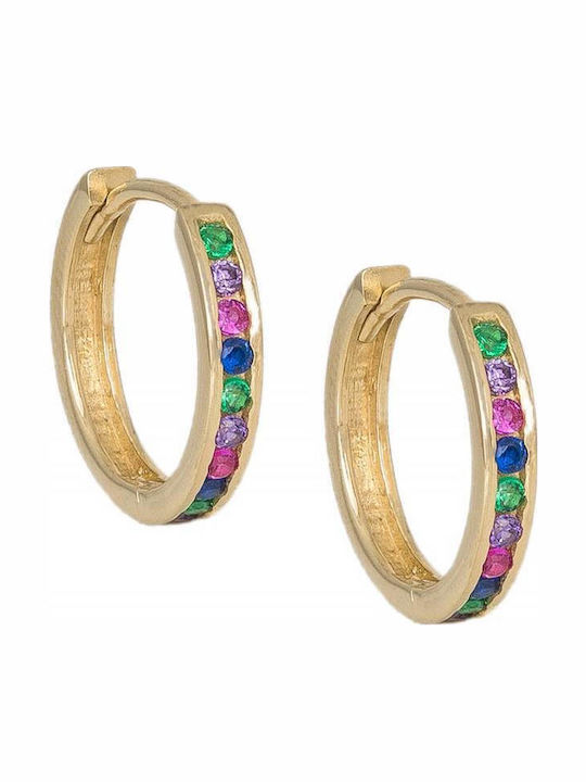 14K Gold Hoops
