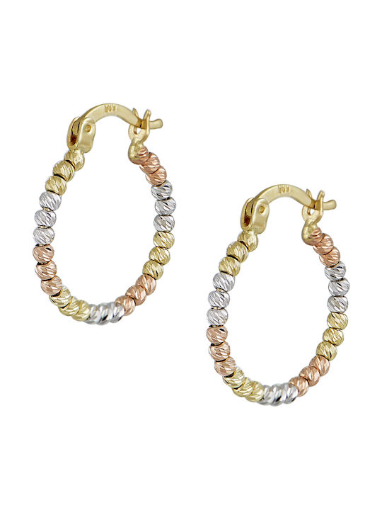 Earrings Hoops with Diamond