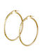 Earrings Hoops made of Gold 14K