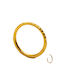 Single Earring Hoop made of Steel Gold-plated