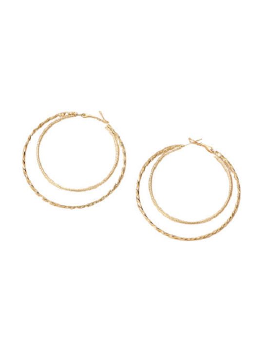 Earrings Hoops Gold Plated