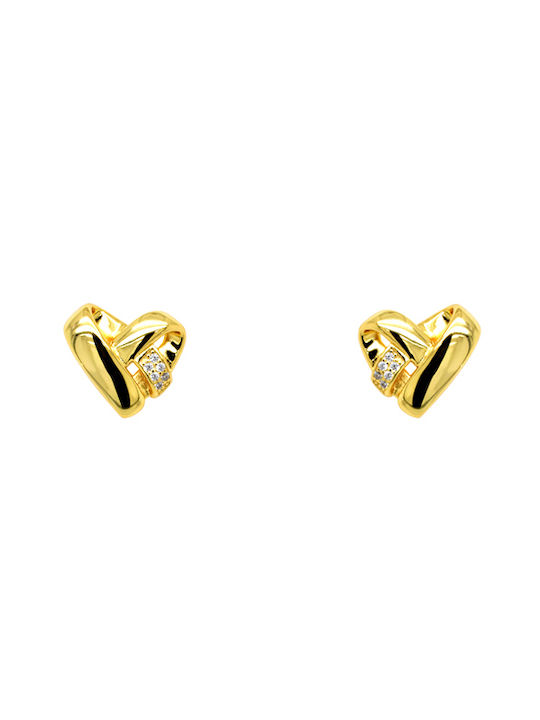 Earrings made of Silver Gold Plated