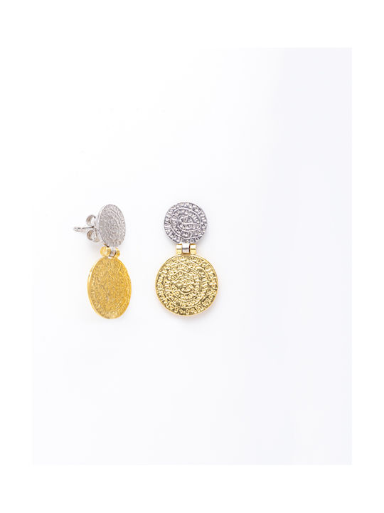 Earrings made of Silver Gold Plated