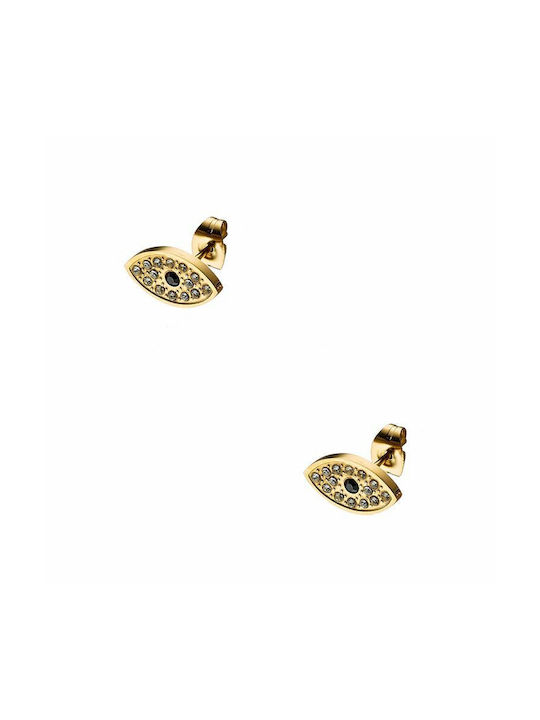 Earrings made of Steel Gold Plated