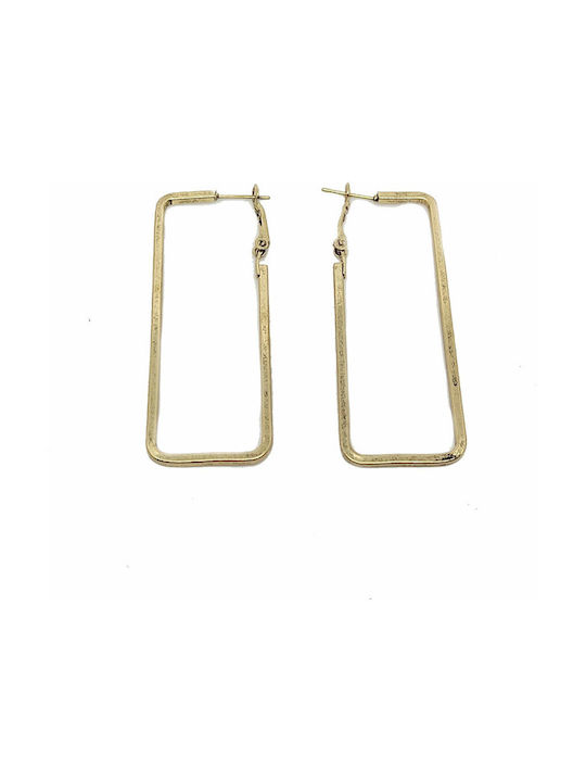 Earrings Hoops Gold Plated