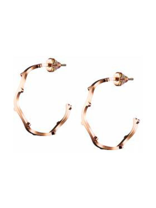 Bode Earrings Hoops made of Steel Gold Plated