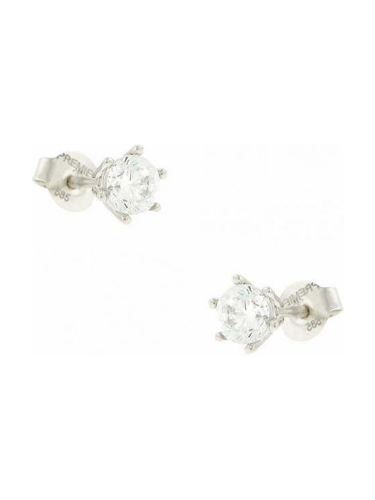 Earrings made of Platinum with Stones