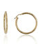 Earrings Hoops made of Gold 14K