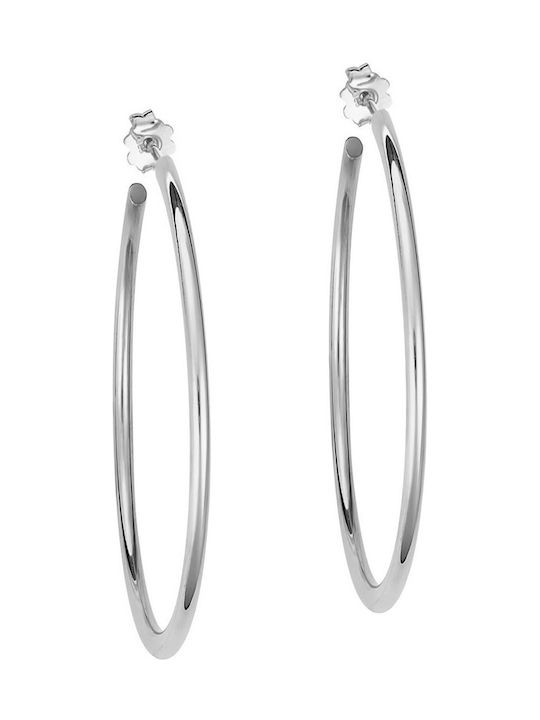 Earrings Hoops made of Silver
