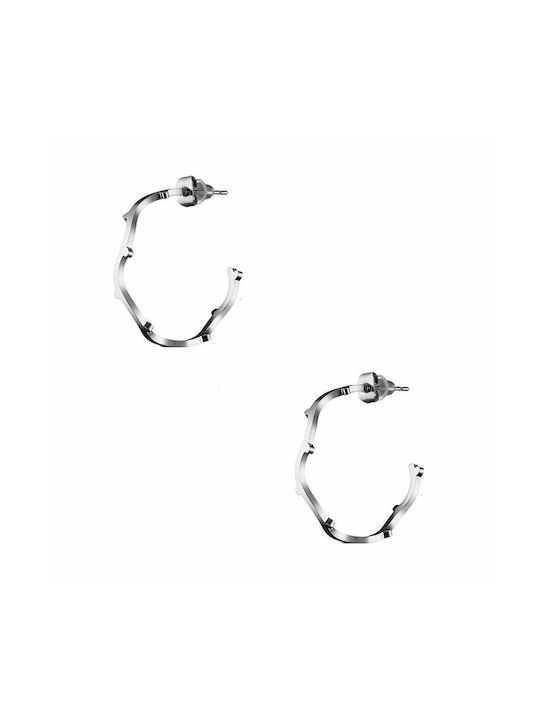 Earrings Hoops made of Steel