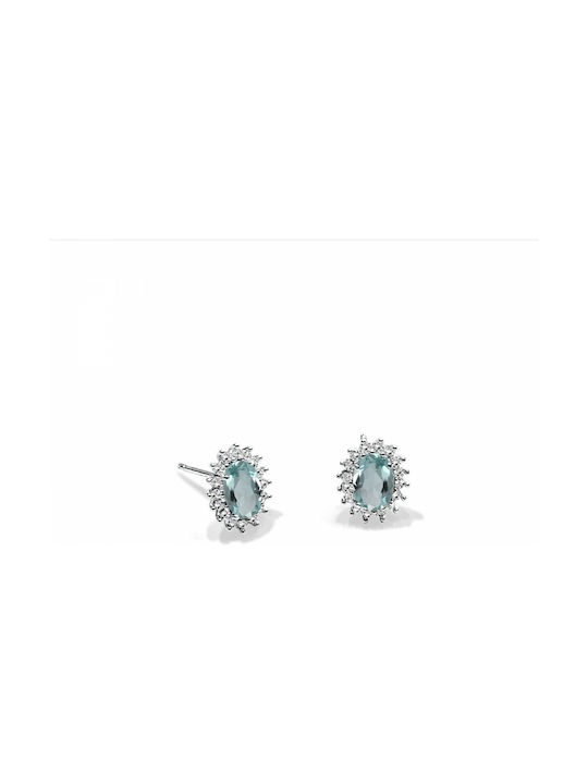 Fratelli Bovo Earrings made of Platinum with Stones